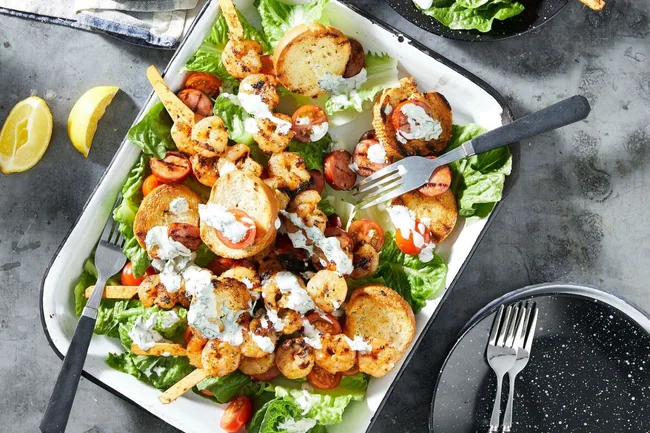 spicy-portugese-prawn-chorizo-salad