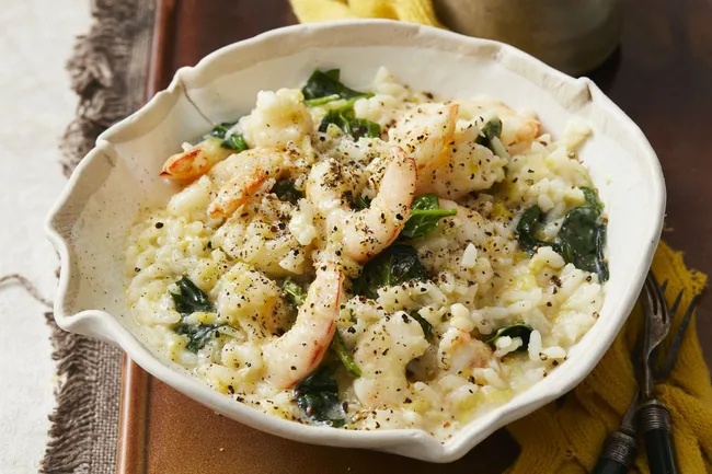 prawn-leek-lemon-risotto