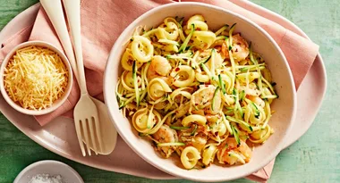 Prawn, Zucchini and Lemon Orecchiette