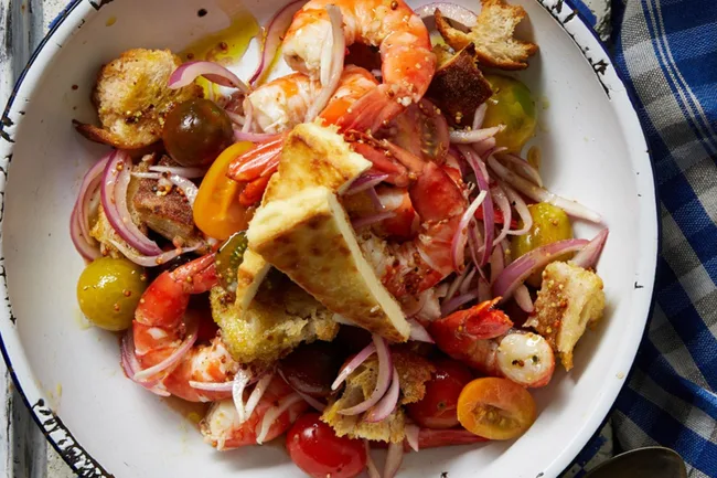 Greek-Prawn-and-Bread-Salad