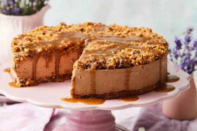 Caramel-Toblerone-Cheesecake