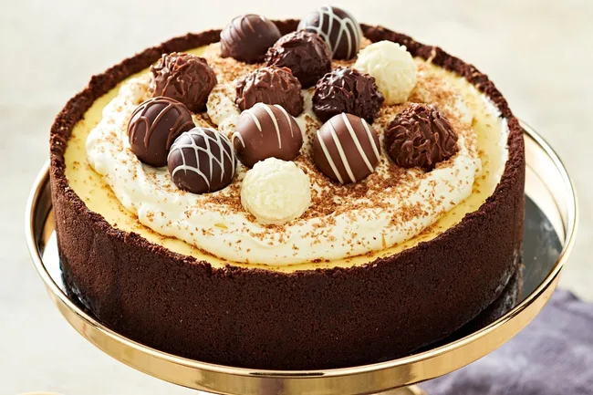 Lindt-Chocolate-Truffle-Cheesecake