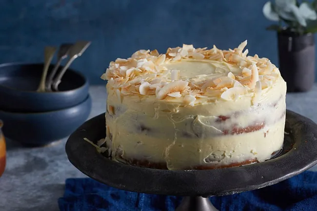 Caramel-banana-coconut-cake