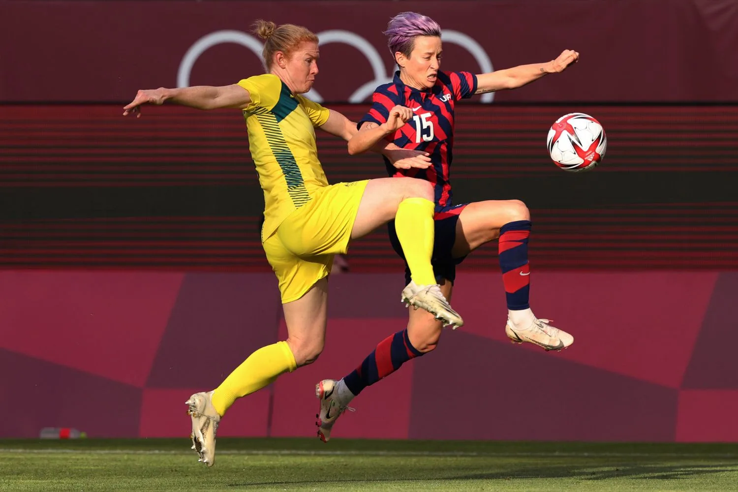 matildas playing at the tokyo olympics on 2020.