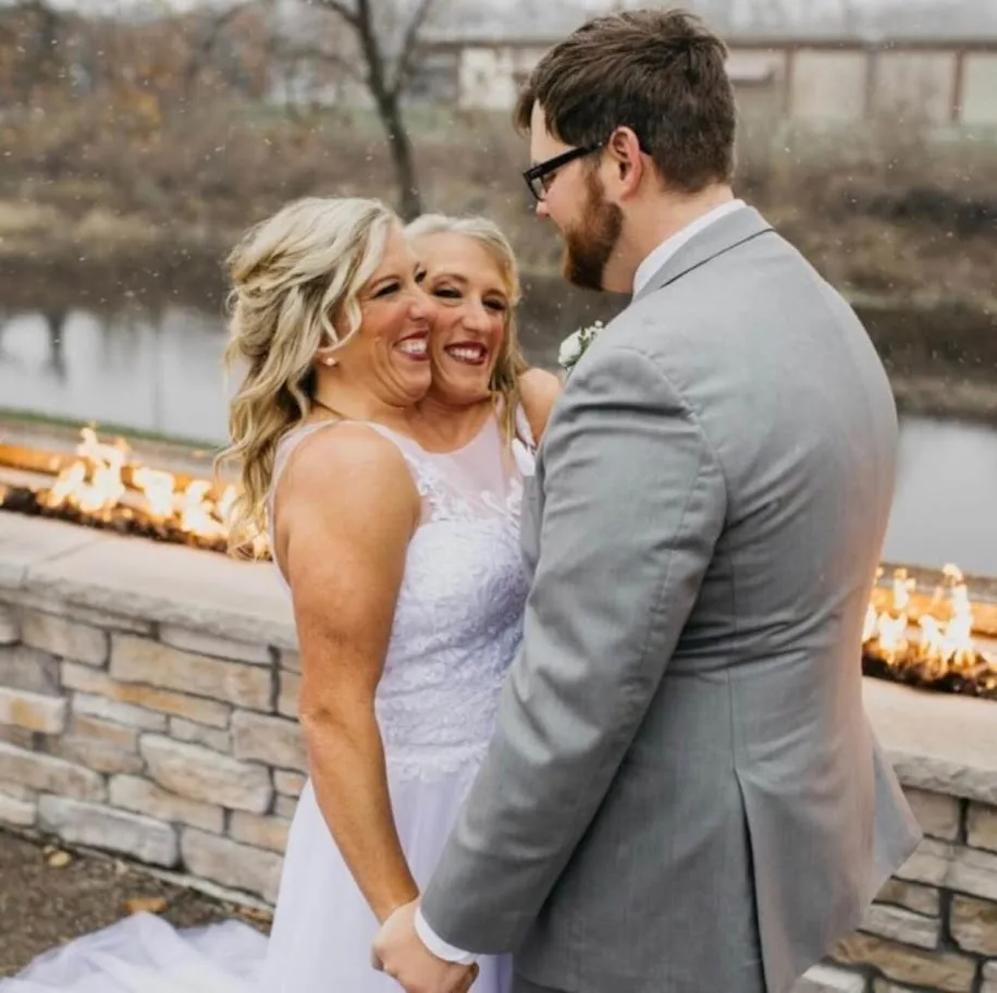 Abby Hensel wedding day