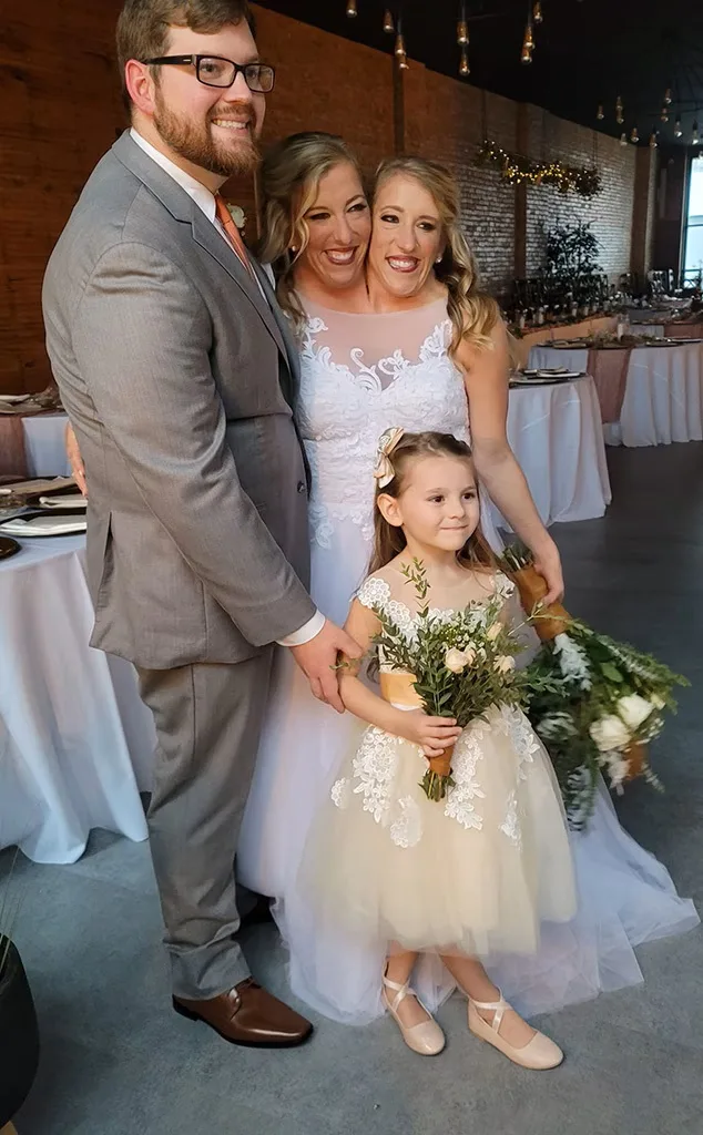 Abby Hensel wedding day.