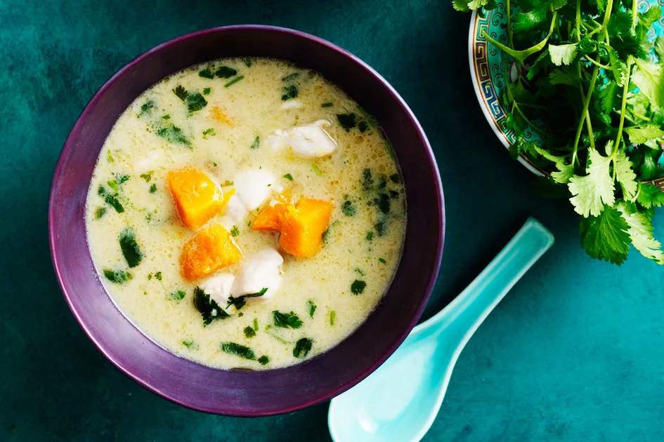 Thai Pumpkin Chicken Soup recipe Recipe | New Idea