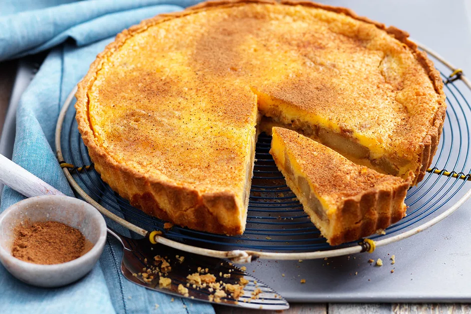 Apple Custard Tart Recipe | New Idea