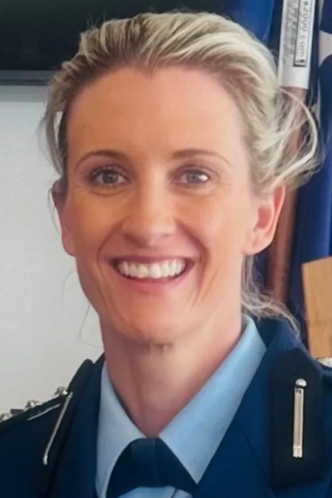 Police headshot of Bondi stabbing hero Amy Scott, in her police uniform.