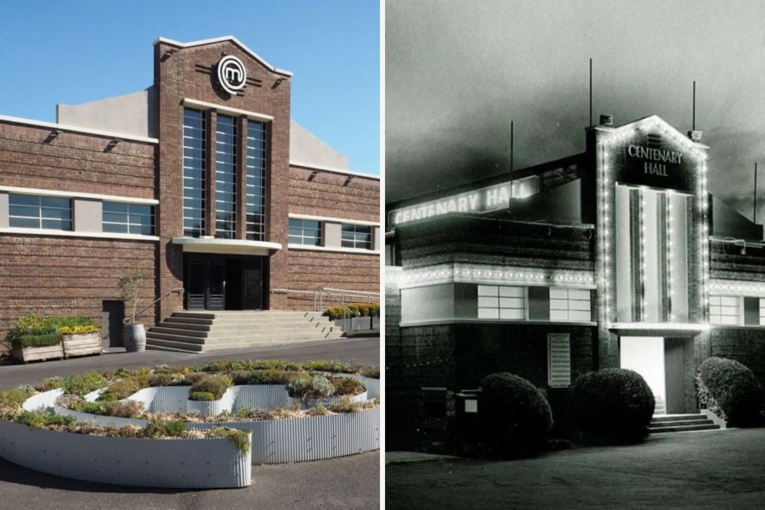 MasterChef Centenary Hall before and after 