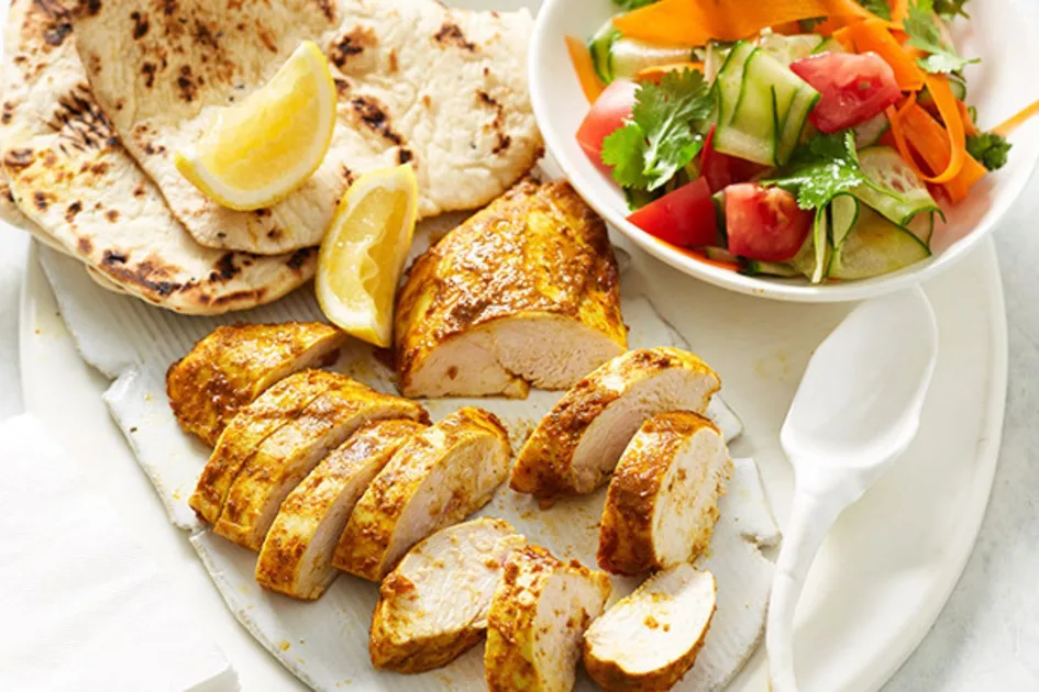 Indian Spiced Chicken with Beetroot Raita Recipe | New Idea
