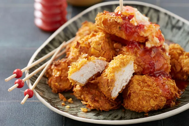 cheesy-corn-chip-chicken-nuggets