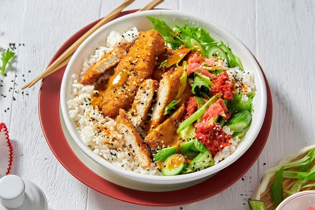 chicken and rice bowl