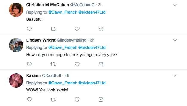 Twitter Dawn French