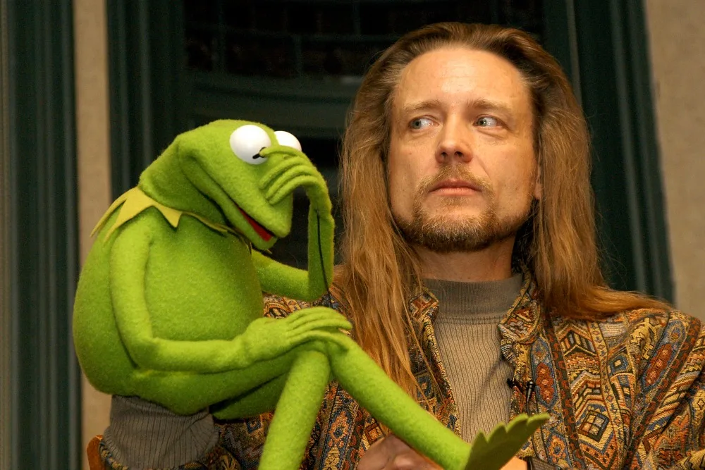 Kermit the Frog and puppeteer Steve Whitmire