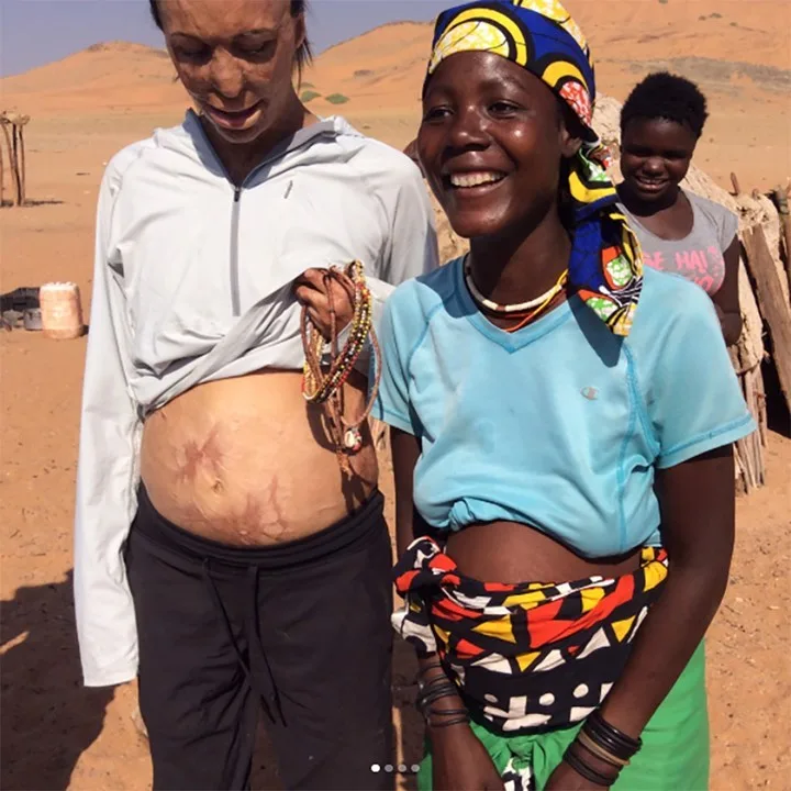 Turia pregnant belly