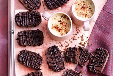 Chocolate, Rum and Raisin Cookies