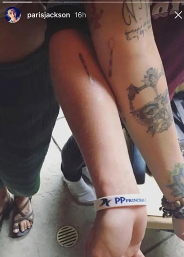 Tattoo Macauley culkin paris jackson