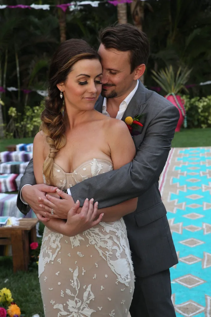 Carly Waddell and Evan Bass marry