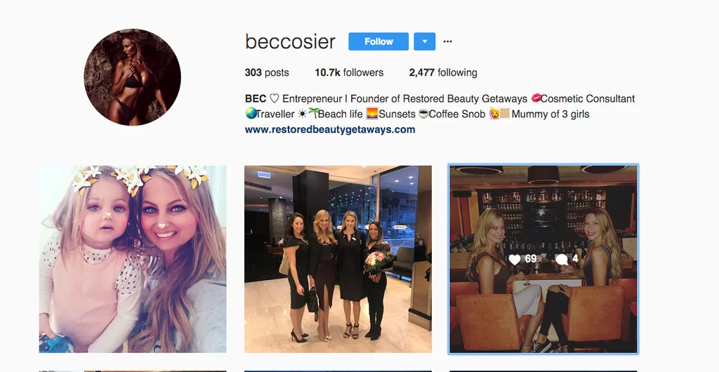 Bec Cosier - founder of Restored Beauty Getaways, travelling with Sharon through Bangkok.