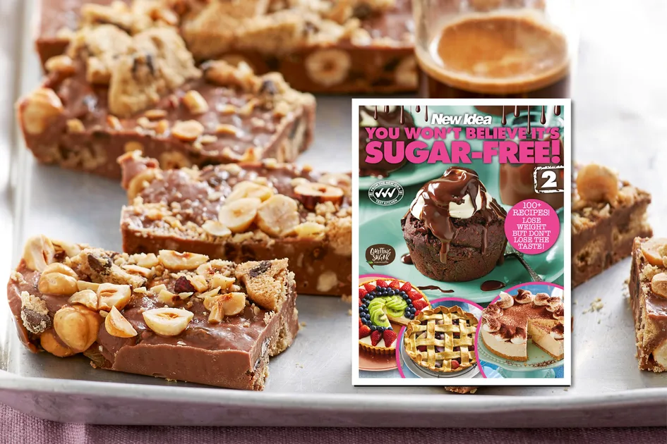 Chocolate hazelnut crunch slice recipe Recipe | New Idea