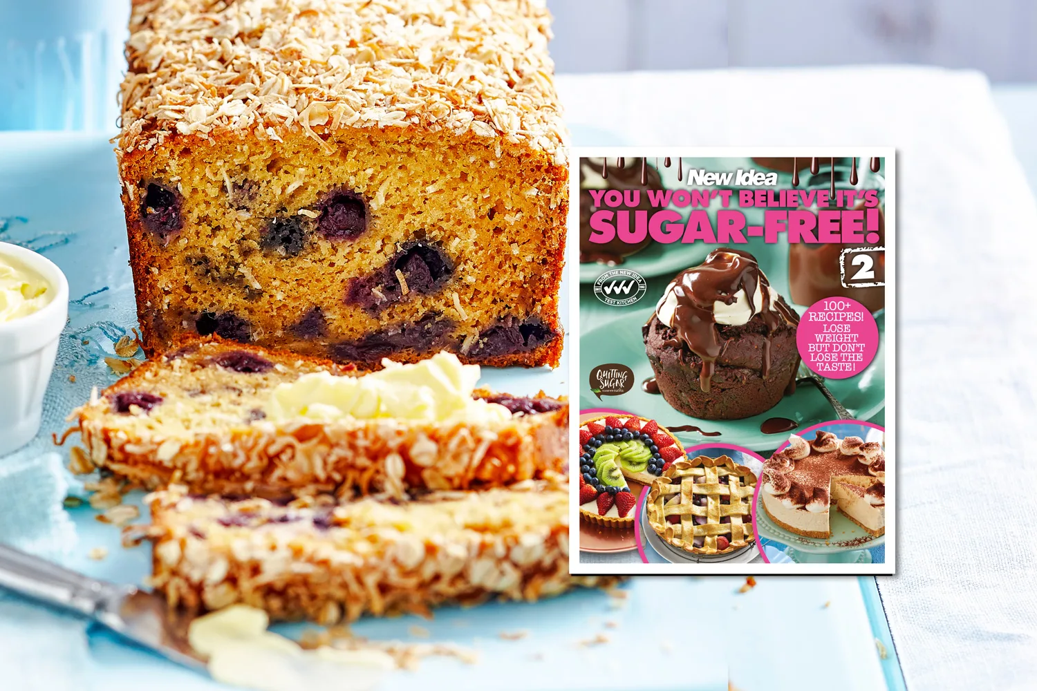 Mango, Blueberry and Coconut Bread