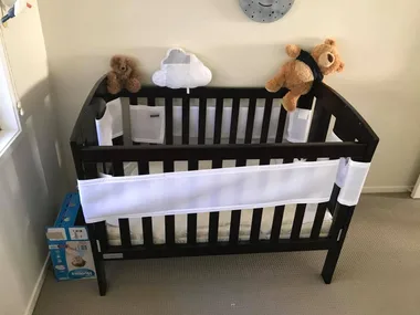Can you spot the killer snake in this baby’s room?