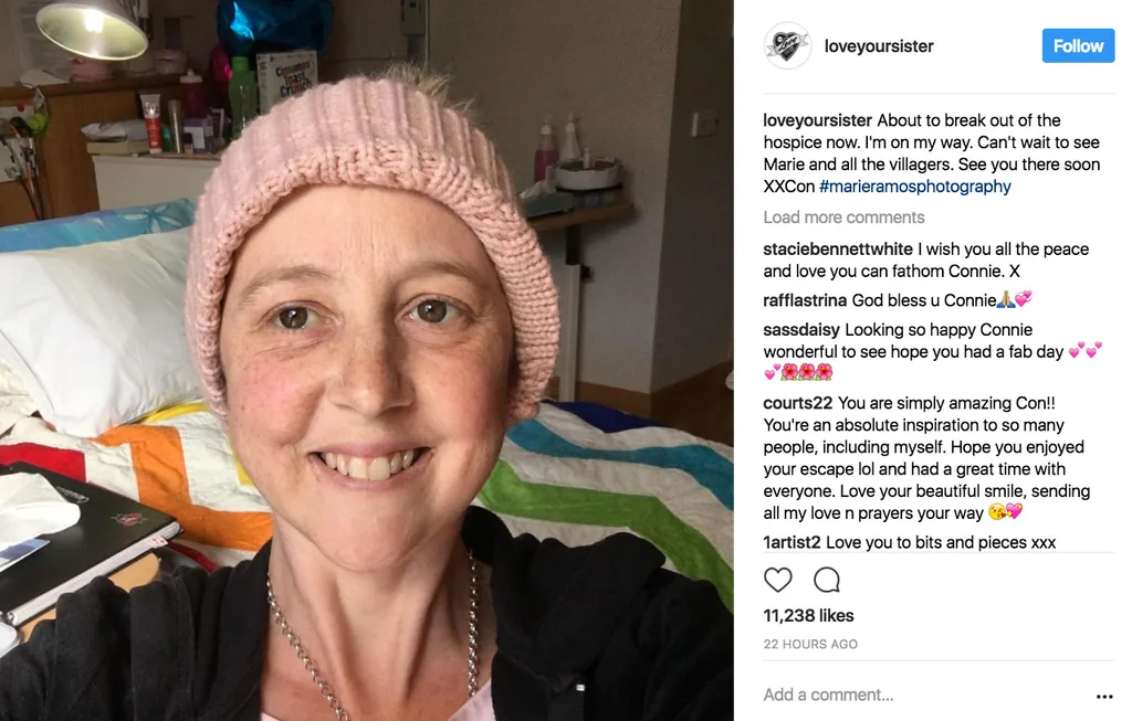 Connie Johnson says she's 'breaking out' of hospice
