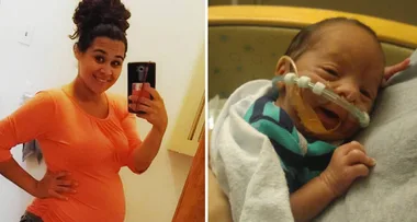 Miracle premmie bub born in car