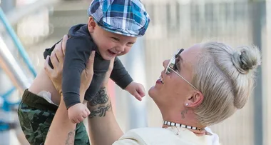 Pink shares adorable photo of baby son