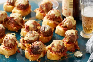 Garlic Bread Meatball Sliders