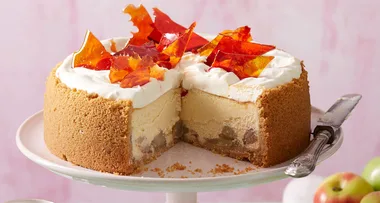 Toffee apple cheesecake