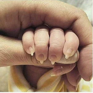 The internet is losing it over this baby’s nails