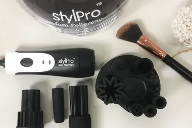 Here’s what happened when I used the StylPro brush cleaner