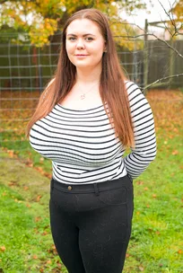 Sheridan has spoken about how her boobs are ruining her life