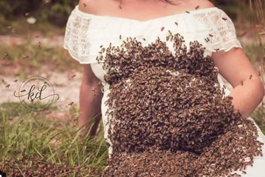 Mother who did maternity shoot with bees loses her baby