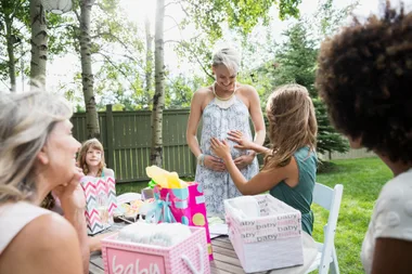Modern baby showers