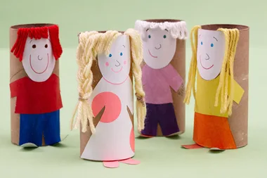 Kids’ Crafternoon: Toilet roll people