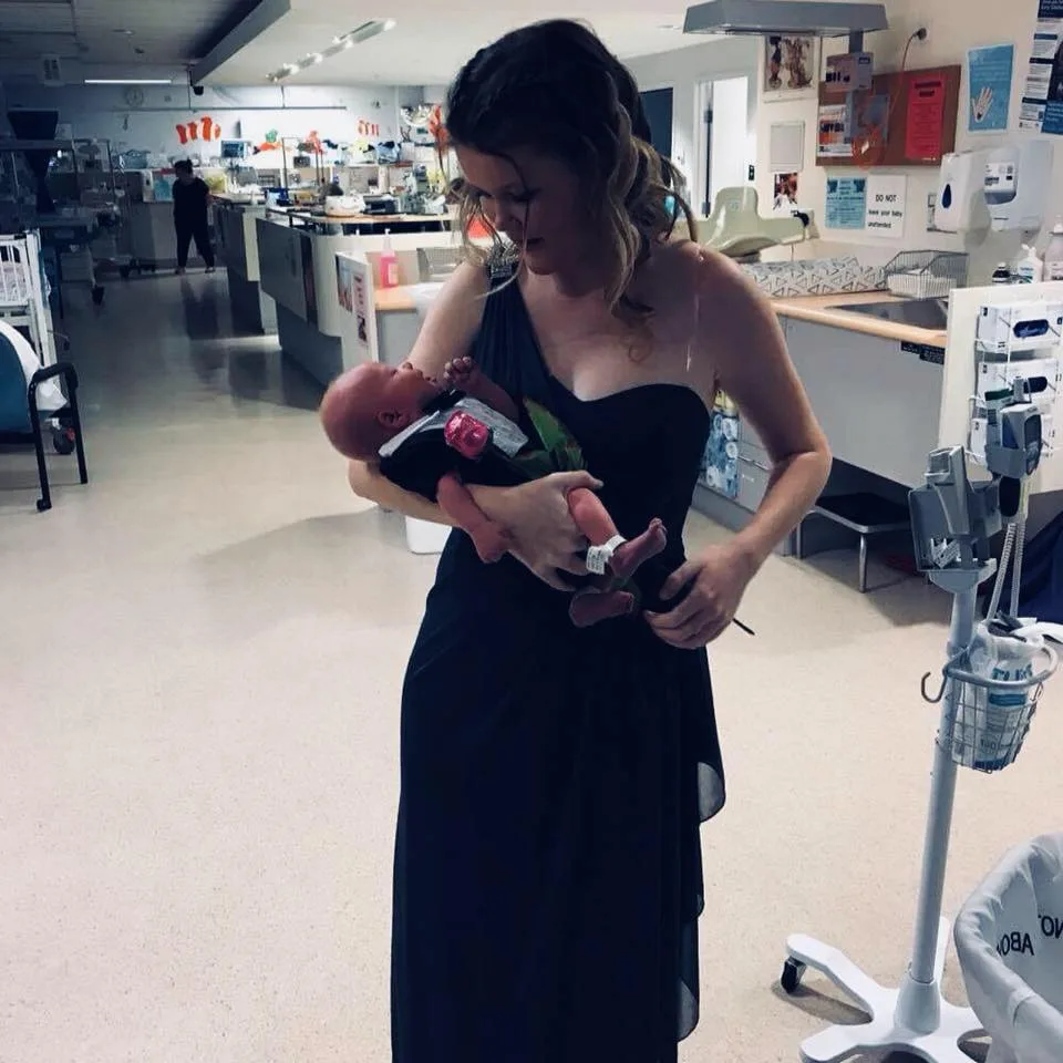 Teen mum Brodie's baby has Down syndrome. She shared her birth story with New Idea