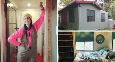 How a single mum built her own tiny home for $13k