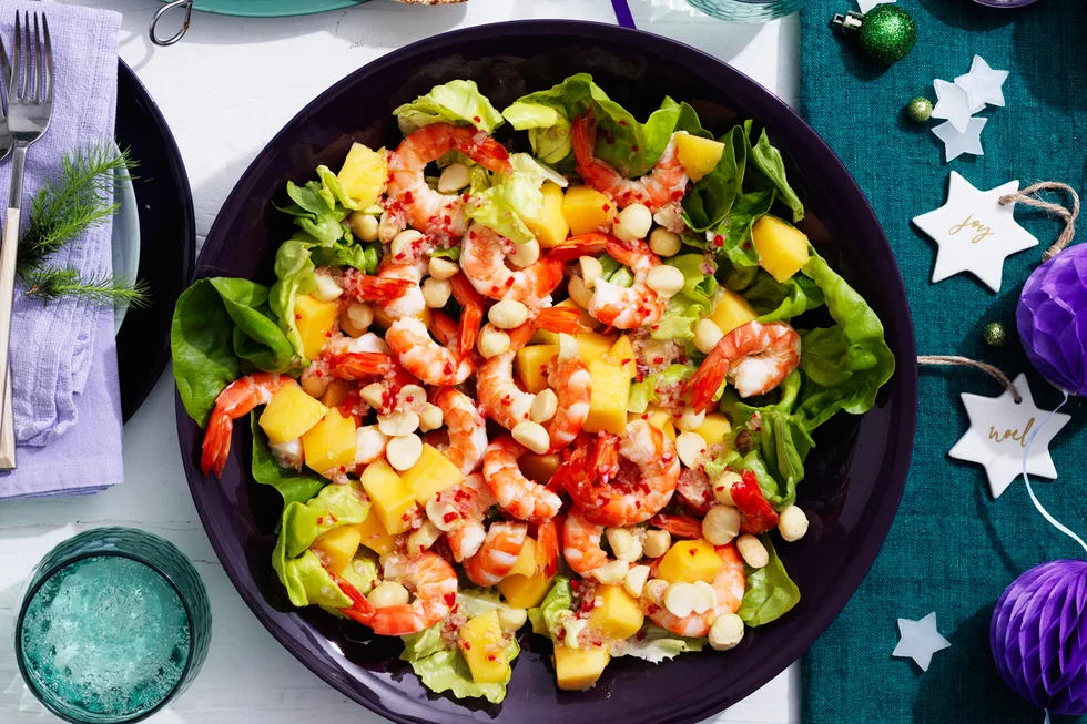 Prawn, Mango and Macadamia Salad