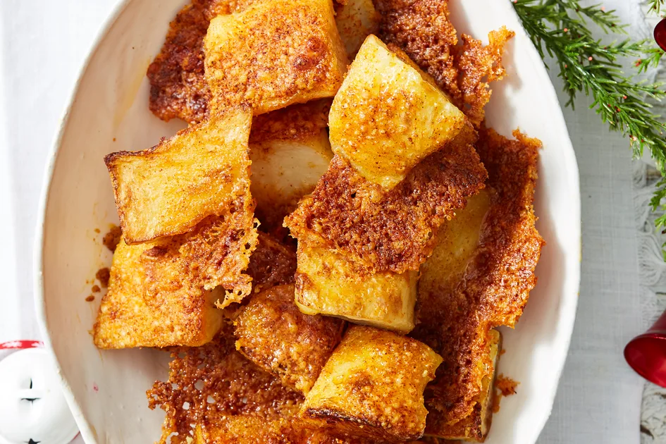 Roast garlic potatoes recipe Recipe | New Idea