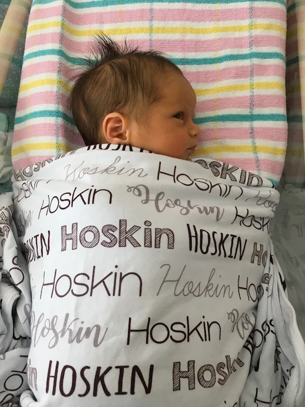 Baby Hakavai was born a week ago