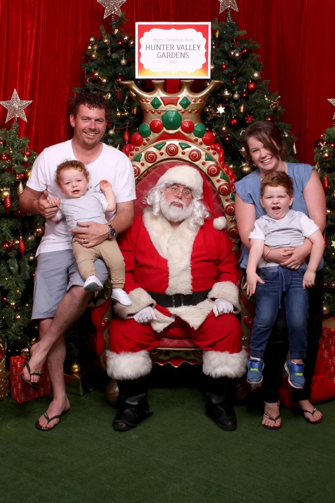 Australian mum left red-faced after this family photo with Santa