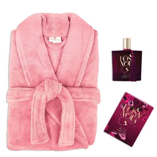 pink robe