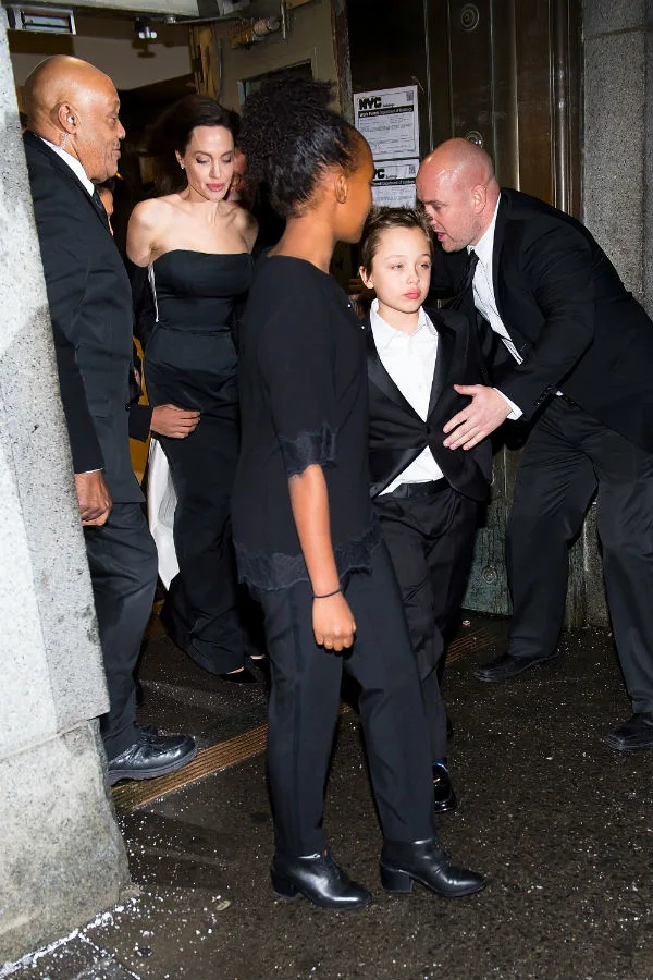 Angelina Jolie attends UN dinner