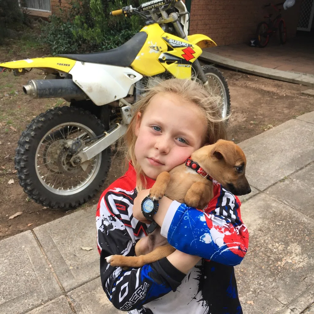 Little Lilly was injured during a camping trip