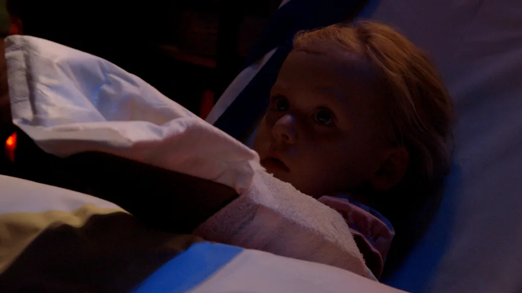 Little Lilly was injured during a camping trip