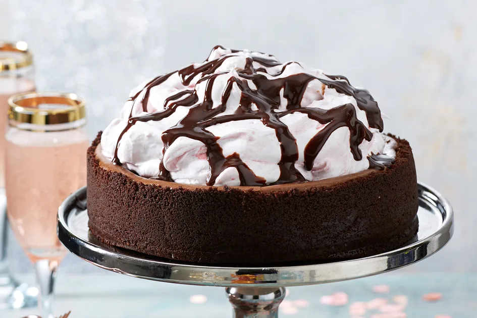 Choc-Raspberry Mallow Cheesecake recipe Recipe | New Idea