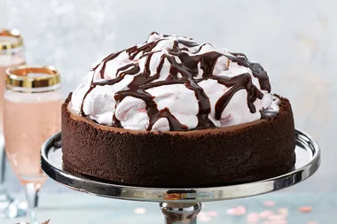 Choc-Raspberry Mallow Cheesecake